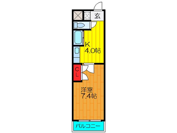 グレイス門真南の物件間取画像